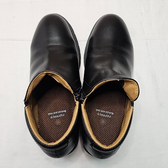 Xena Work Boots Omega EH Work Black Steel Toe Heels Women's Size 8.5W EU 39 - Picture 6 of 12